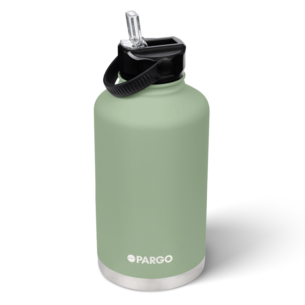 Tide & Co x Project Pargo Insulated Growler w/ Straw Lid 1890mL - Eucalypt Green