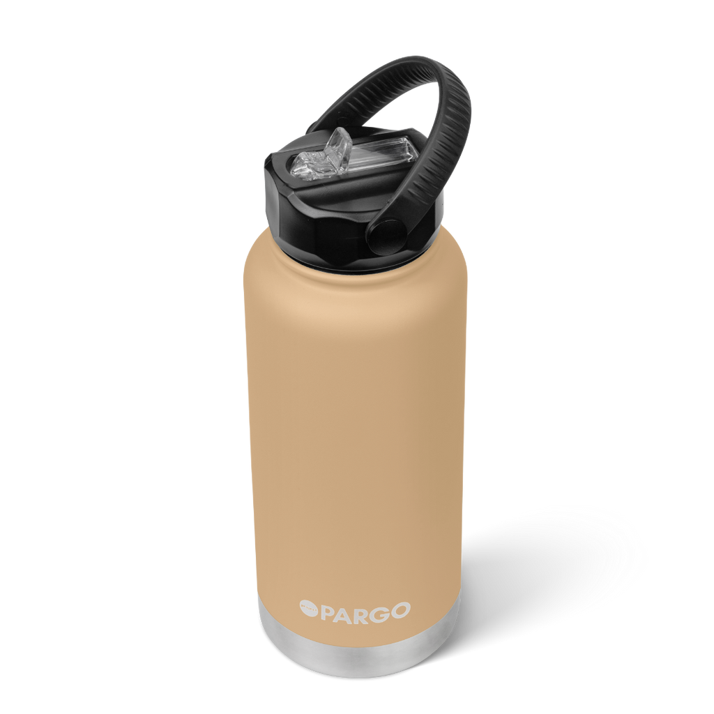 Tide & Co X Project Pargo Insulated Bottle w/ Straw Lid 950mL - Desert Sand