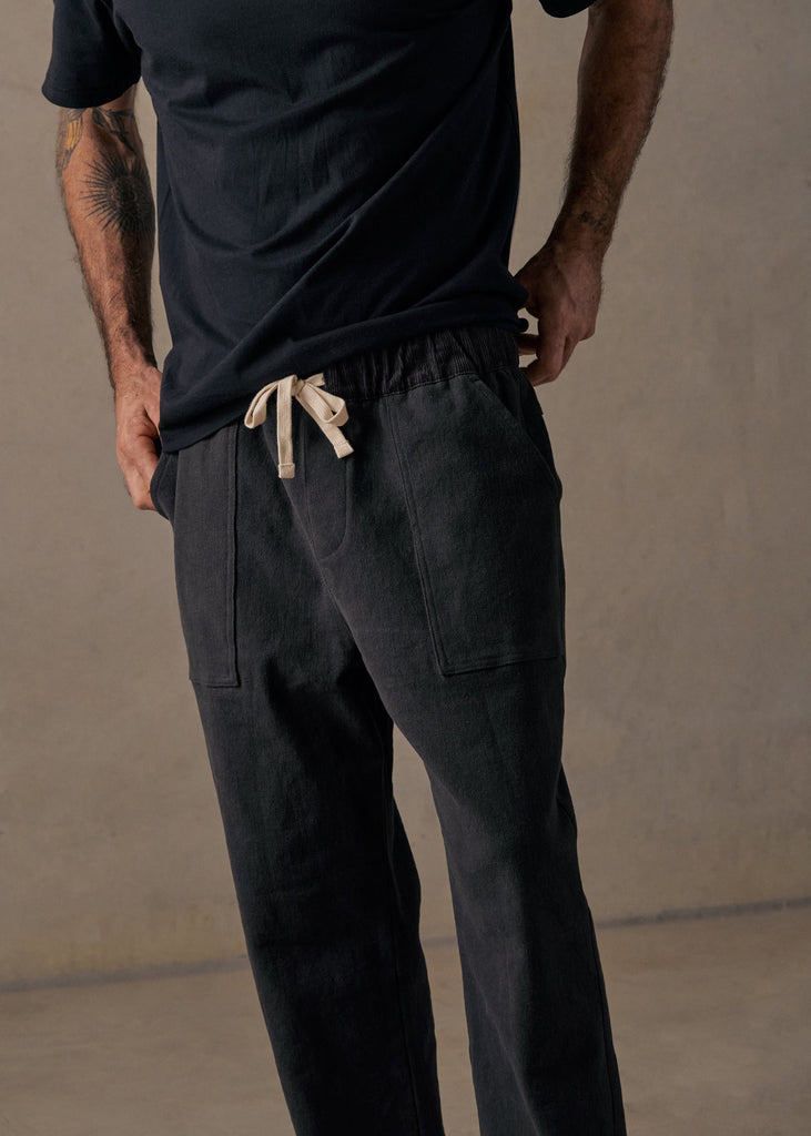 Brushed Twill Pant - Ink
