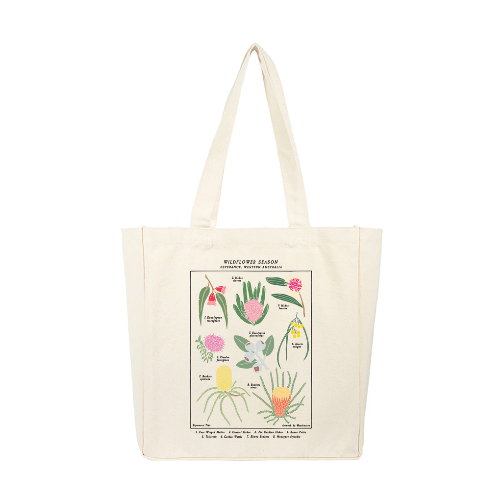 Wildflower Season Organic Tote Bag