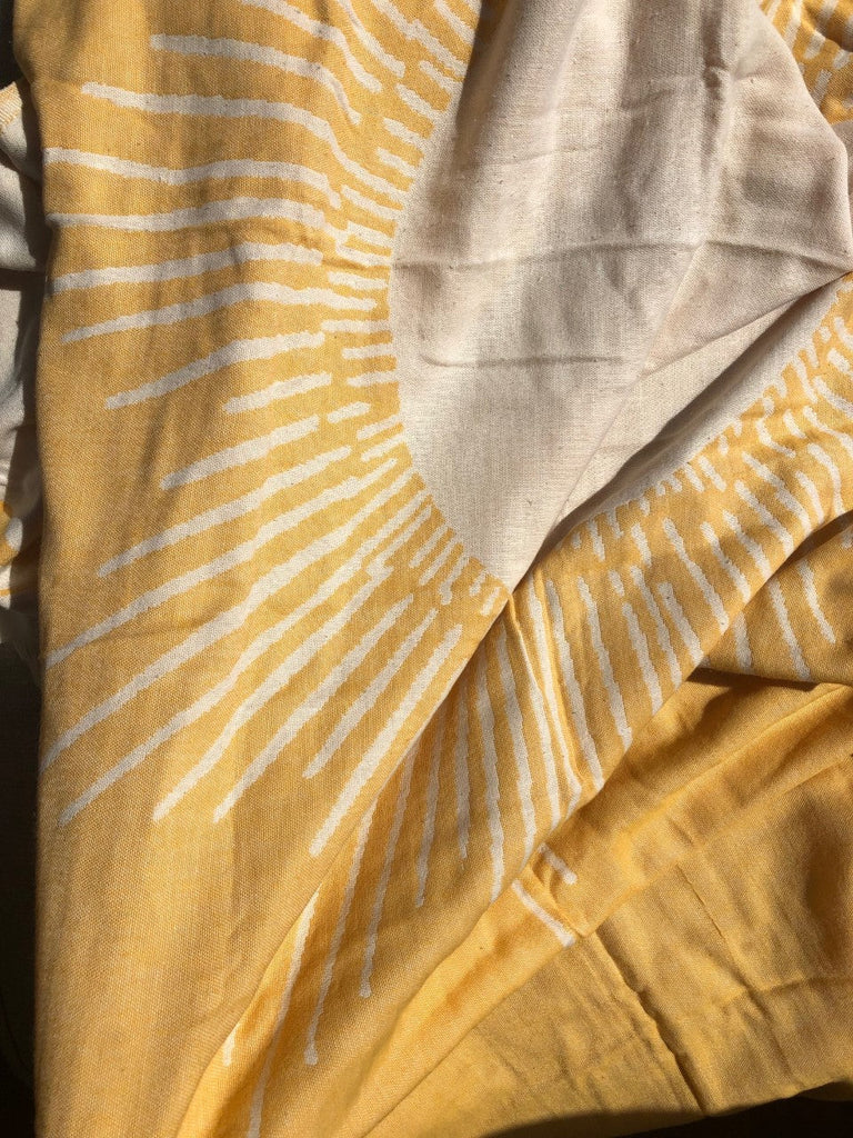 Sun Turkish Towel - Bright Yellow