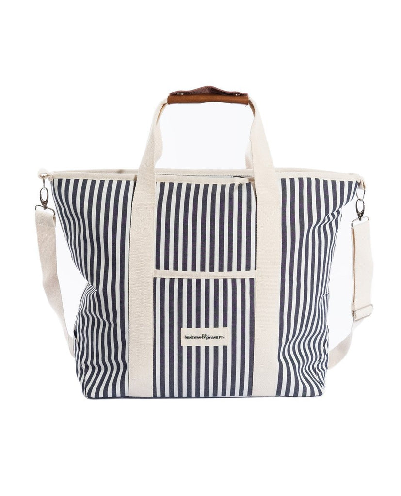 The Cooler Tote Bag - Lauren's Navy Stripe
