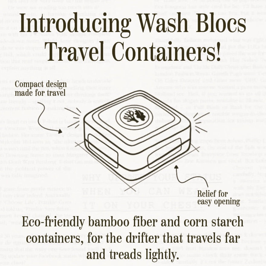 Bloc Travel Container - Cream
