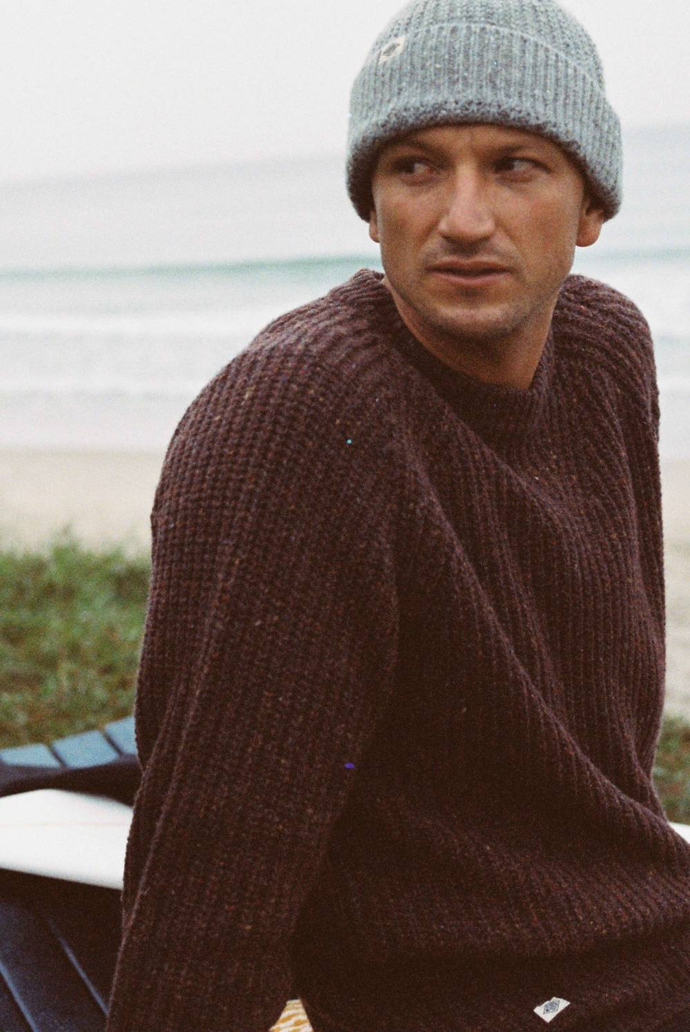 Fisherman Knit Jumper - Light Brown