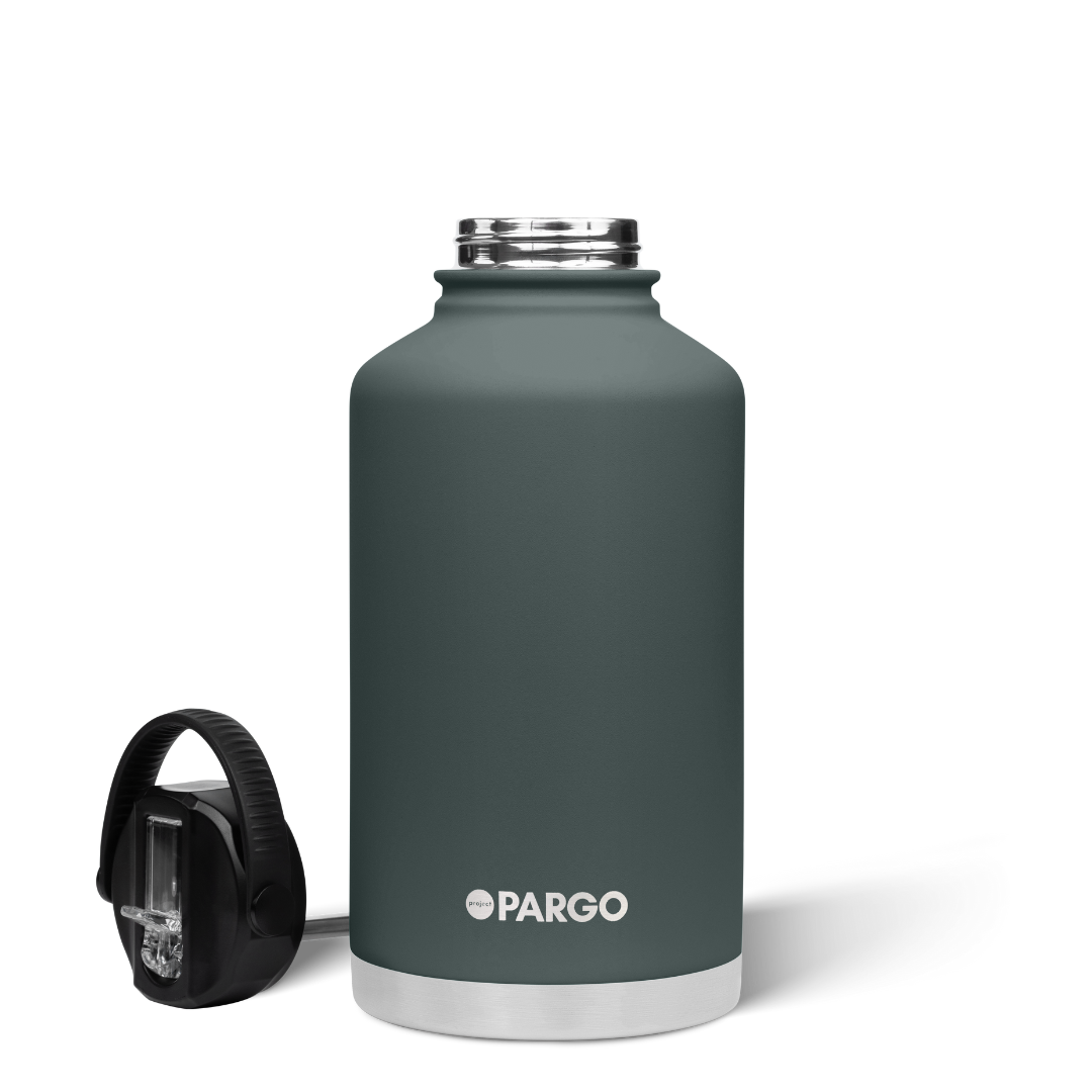 Tide & Co x Project Pargo Insulated Growler w/ Straw Lid 1890mL - BBQ Charcoal