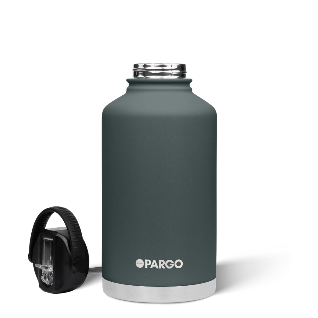 Tide & Co x Project Pargo Insulated Growler w/ Straw Lid 1890mL - BBQ Charcoal