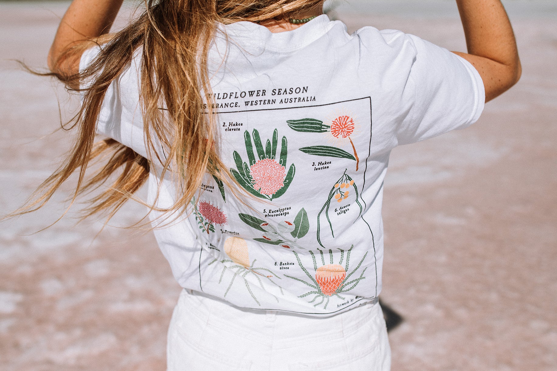 Wildflower Season Tee - White