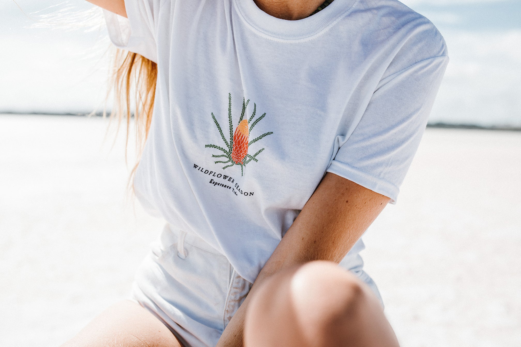 Wildflower Season Tee - White