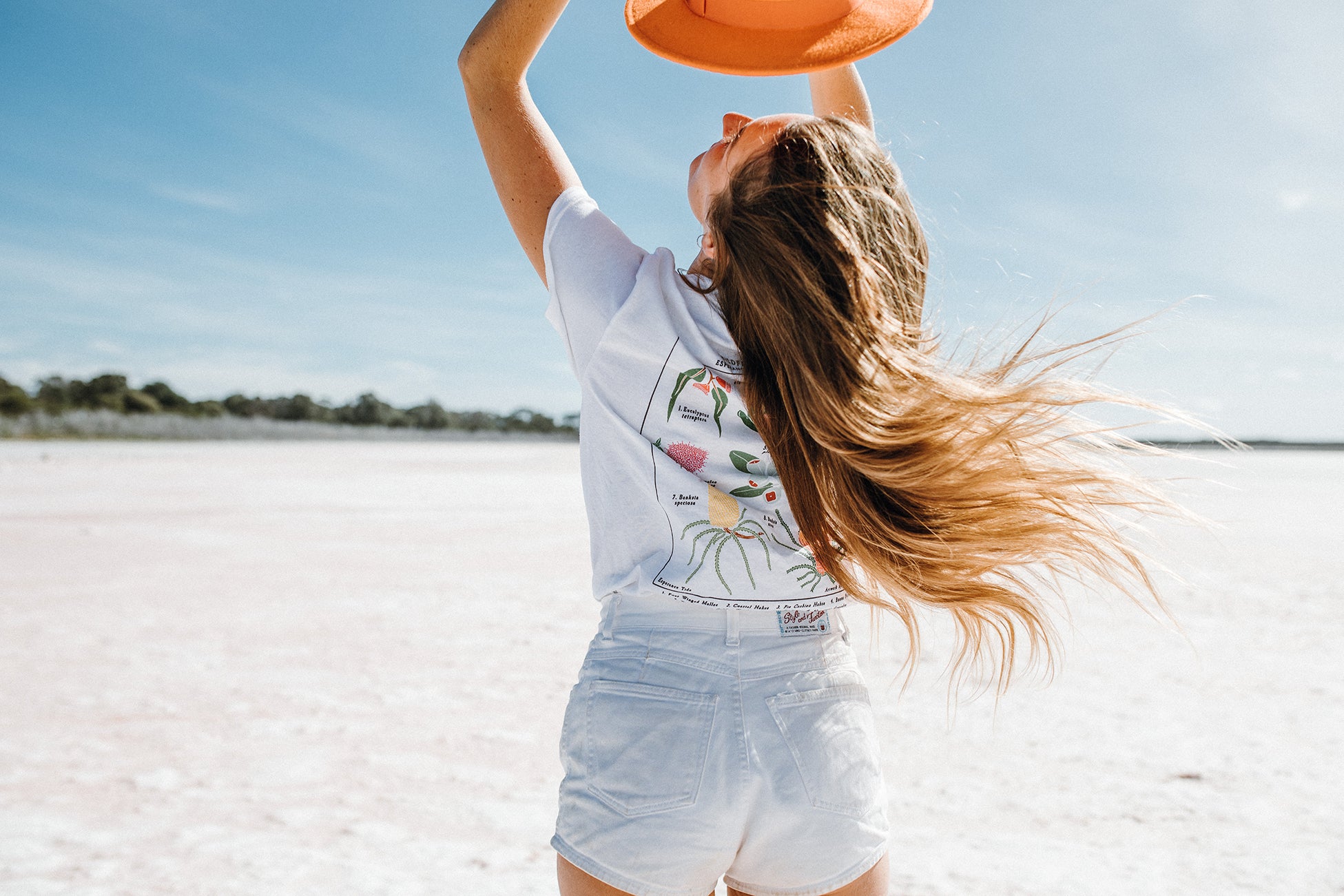 Wildflower Season Tee - White