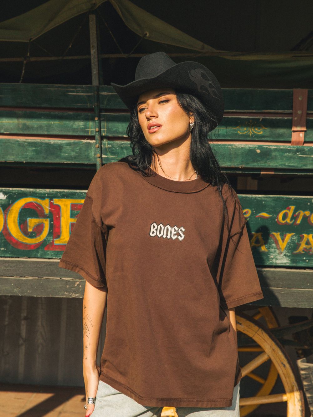 Squealer Inverse Tee - Washed Brown