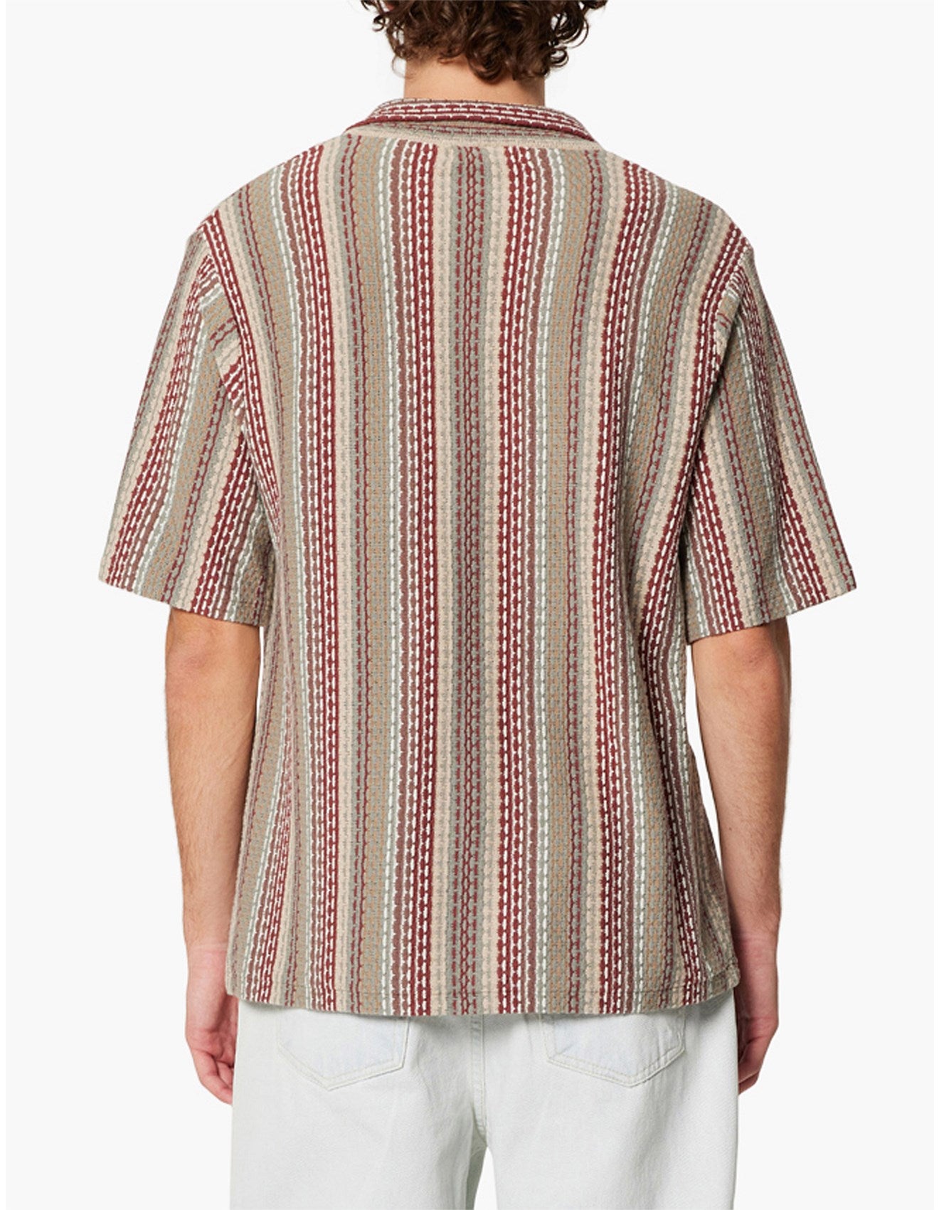 Crochet Summer Shirt - Multi Stripe