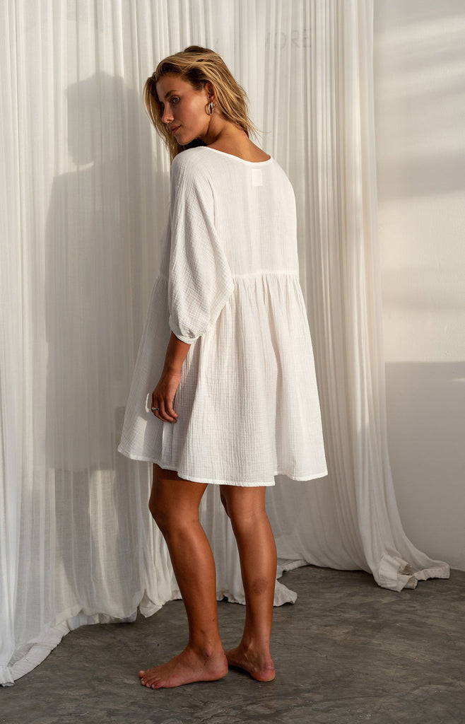 Eden Dress - White