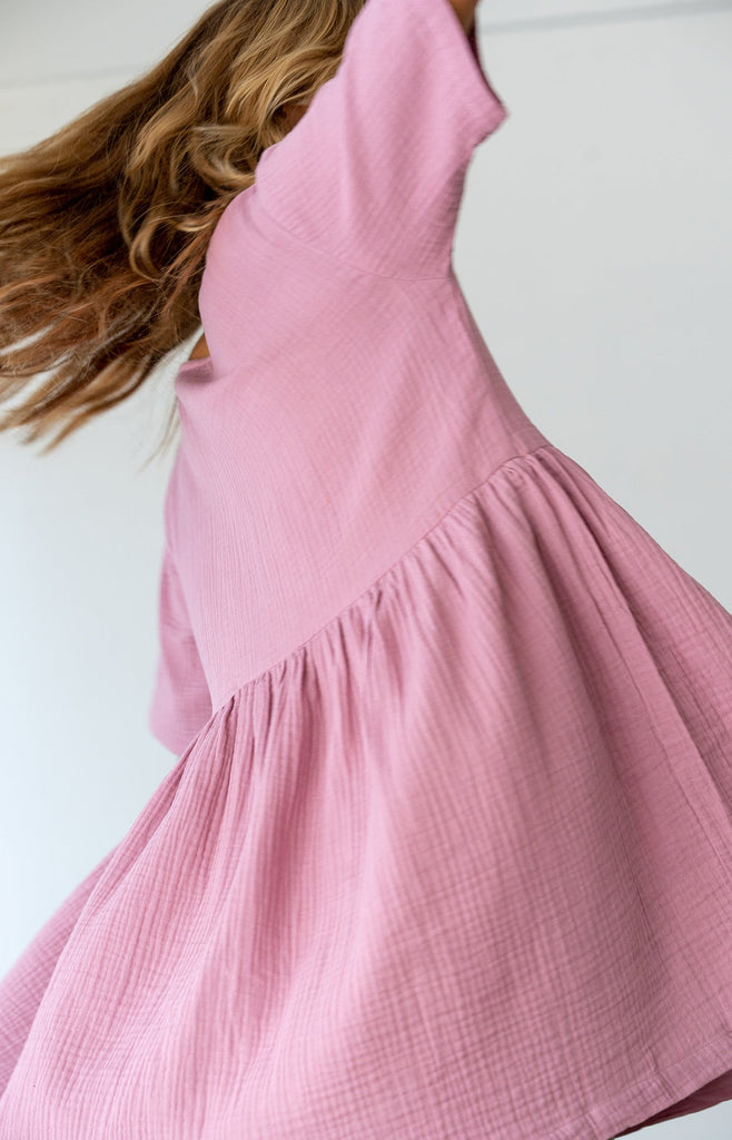 Darcy Dress - Blush Pink