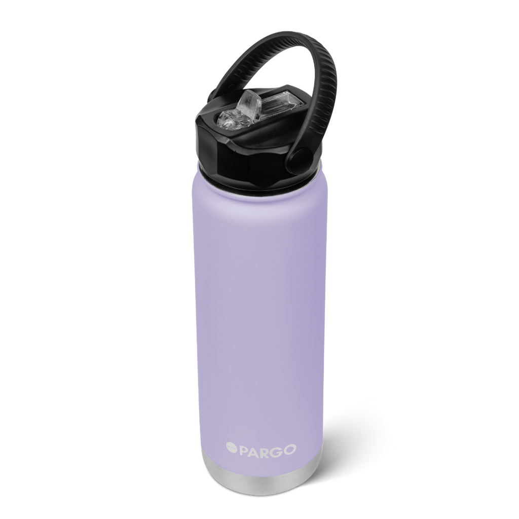 Tide & Co X Project Pargo Insulated Bottle w/ Straw Lid 750mL - Love Lilac