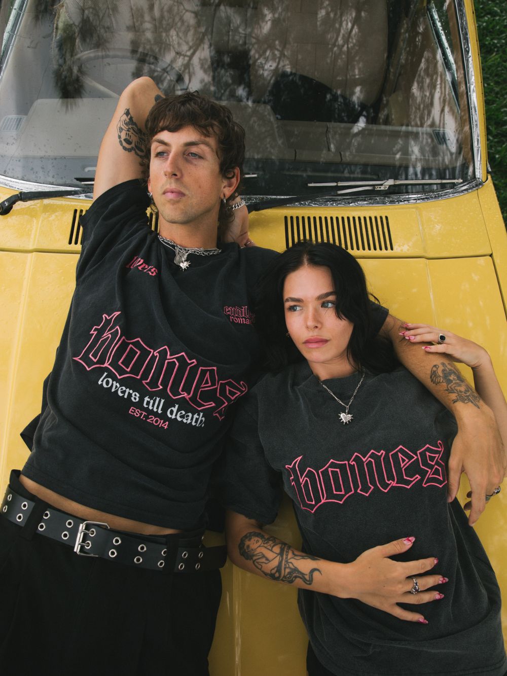 Lovers Steeze Tee - Washed Black