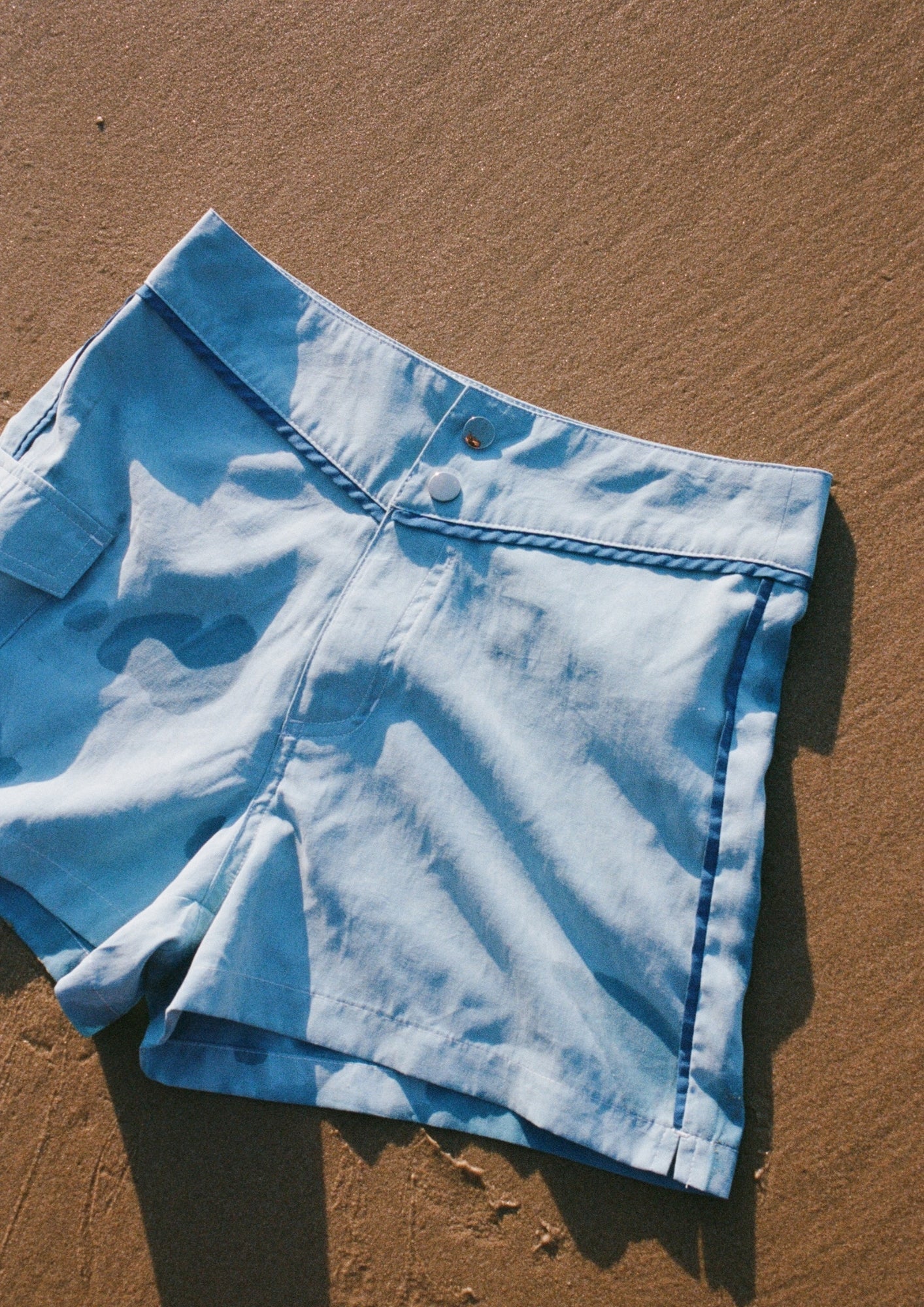 Snap Front Boardshort - Sky