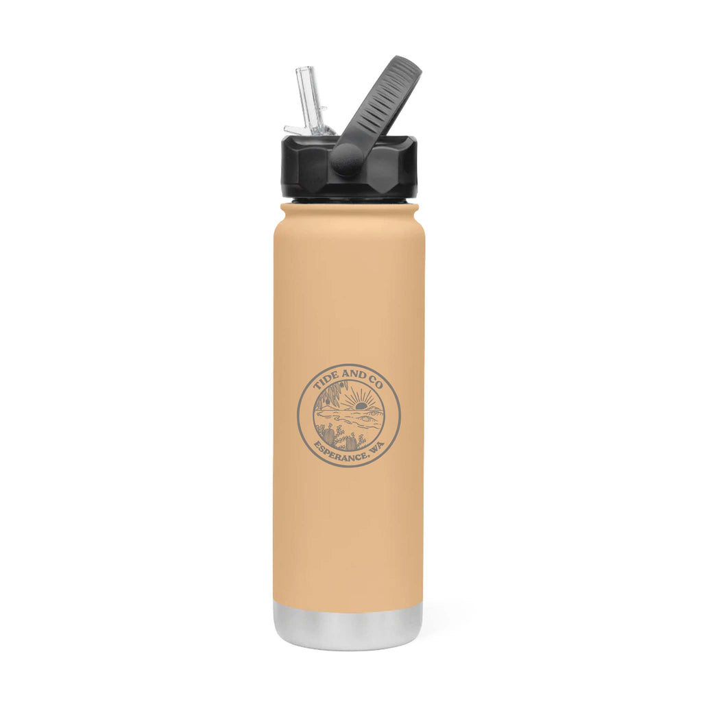 Tide & Co X Project Pargo Insulated Sports Bottle 750mL - Desert Sand