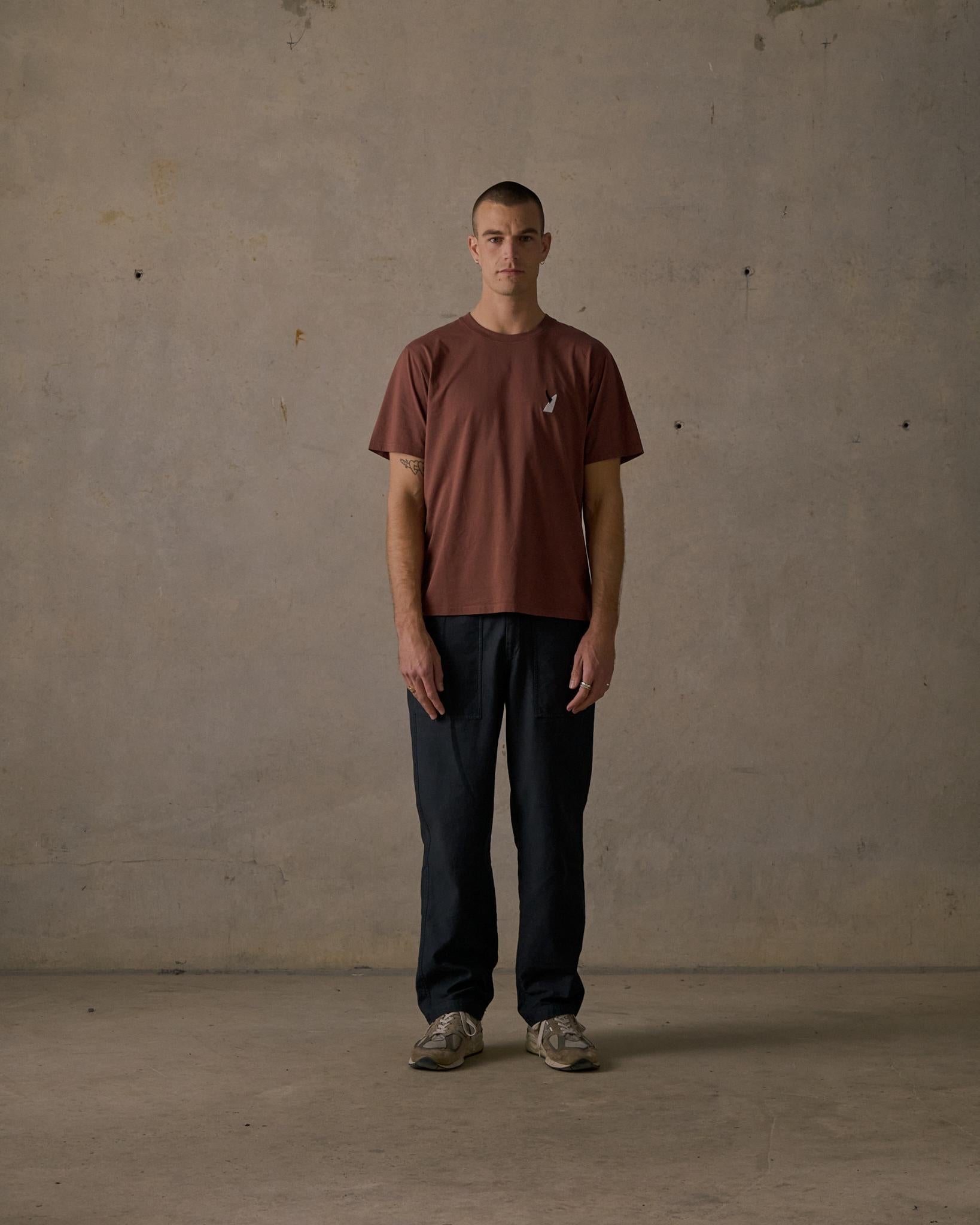 Single Fin Tee - Brown