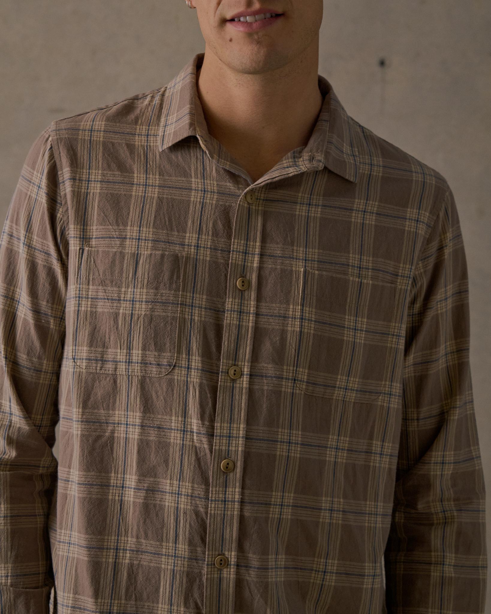 Light Check Shirt - Grey Multi