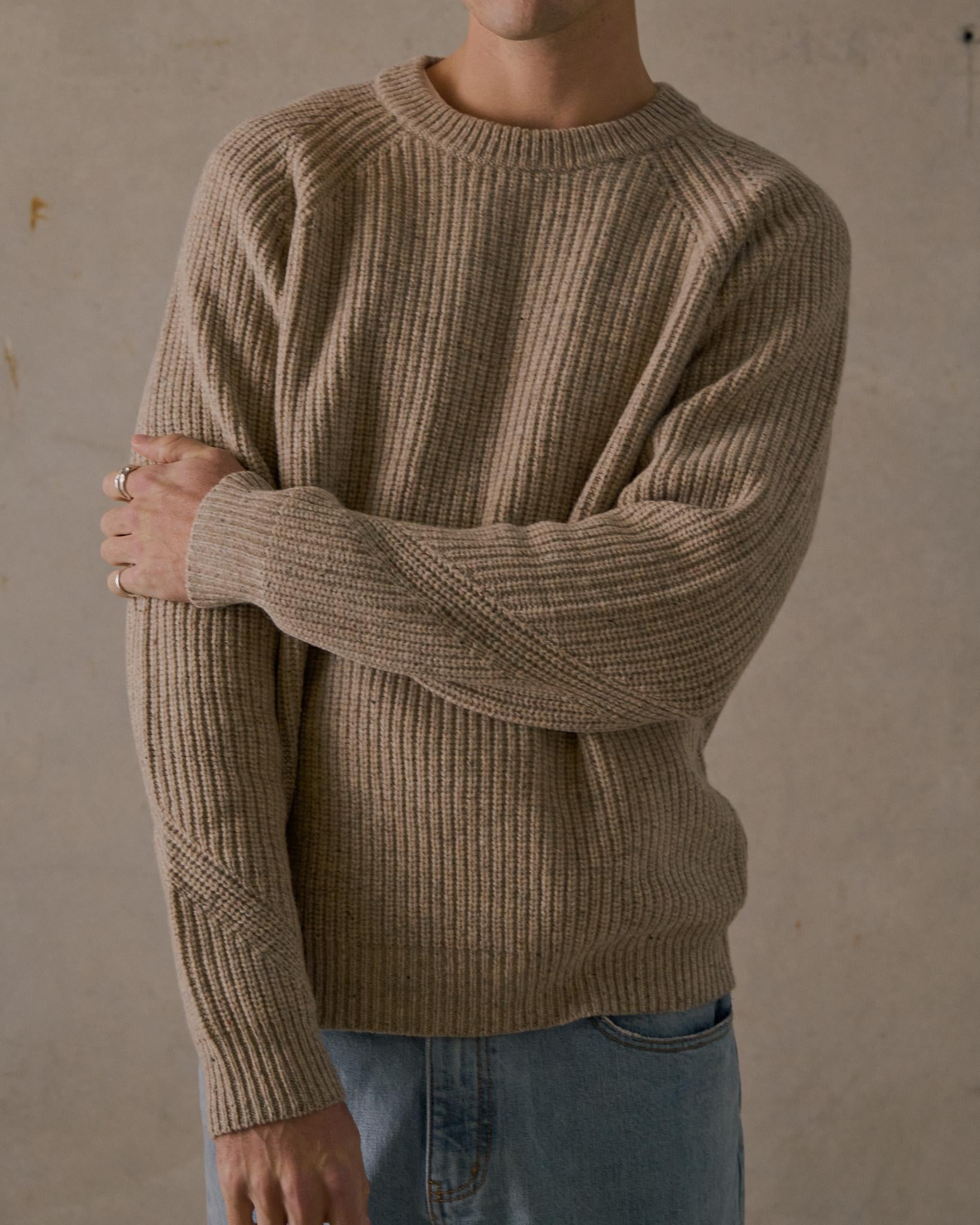 Fisherman Knit - Light Tan
