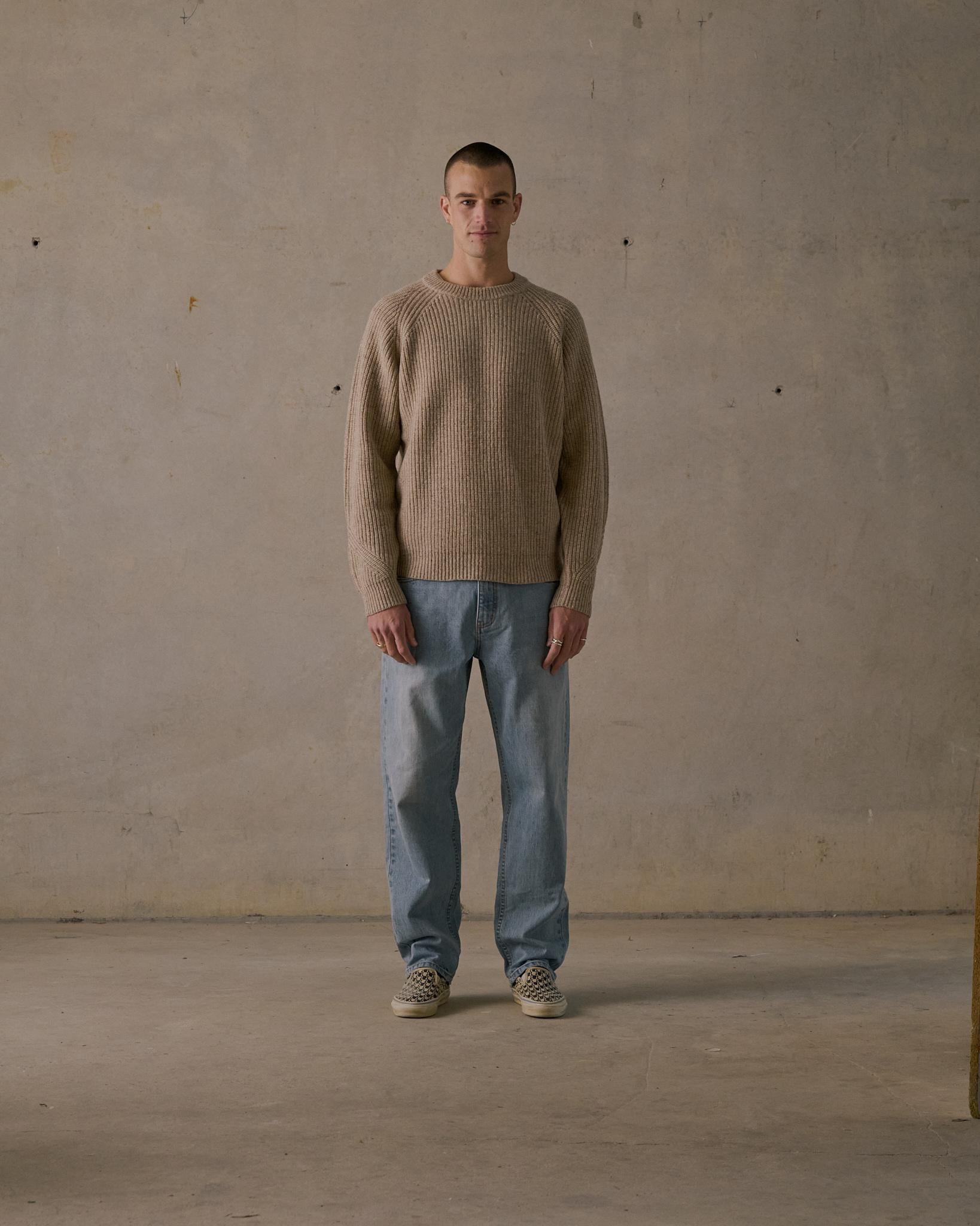 Fisherman Knit - Light Tan