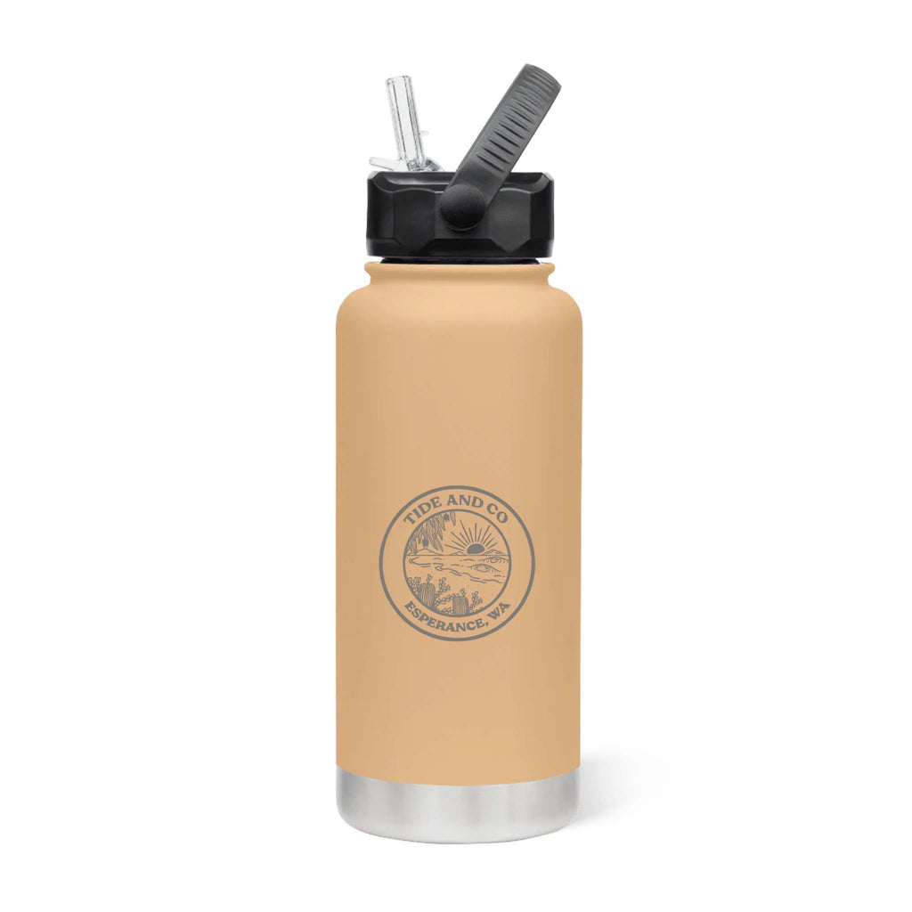 Tide & Co X Project Pargo Insulated Sports Bottle 950mL - Desert Sand