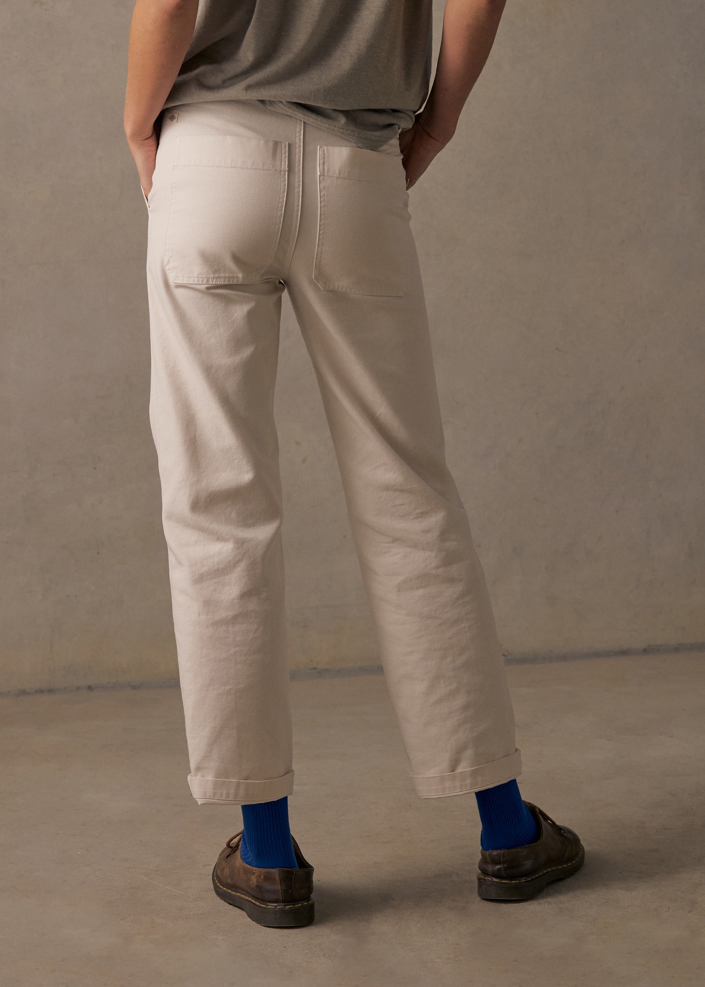 Canvas Pants - Porcelain