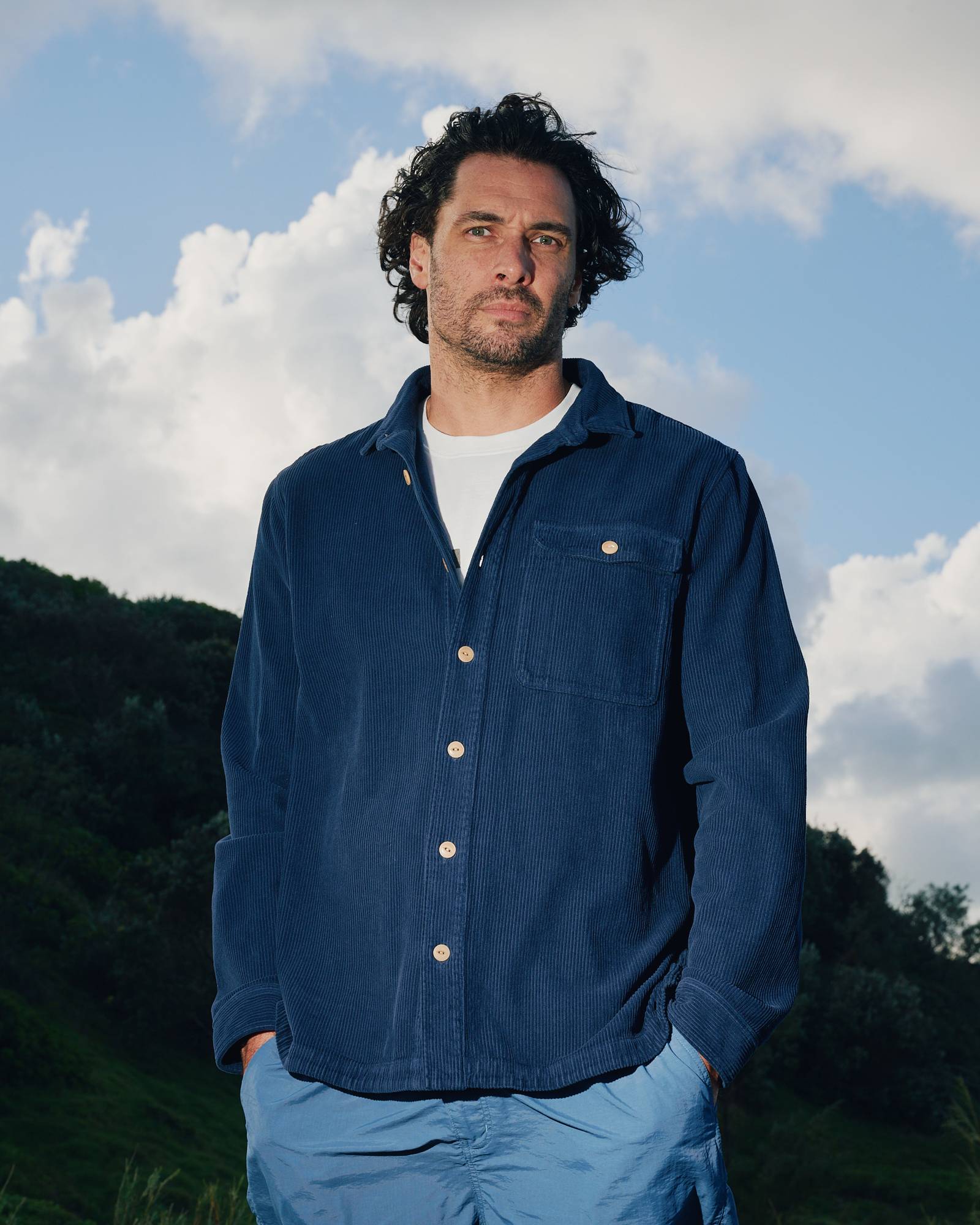 Classic Cord Shirt - Blue