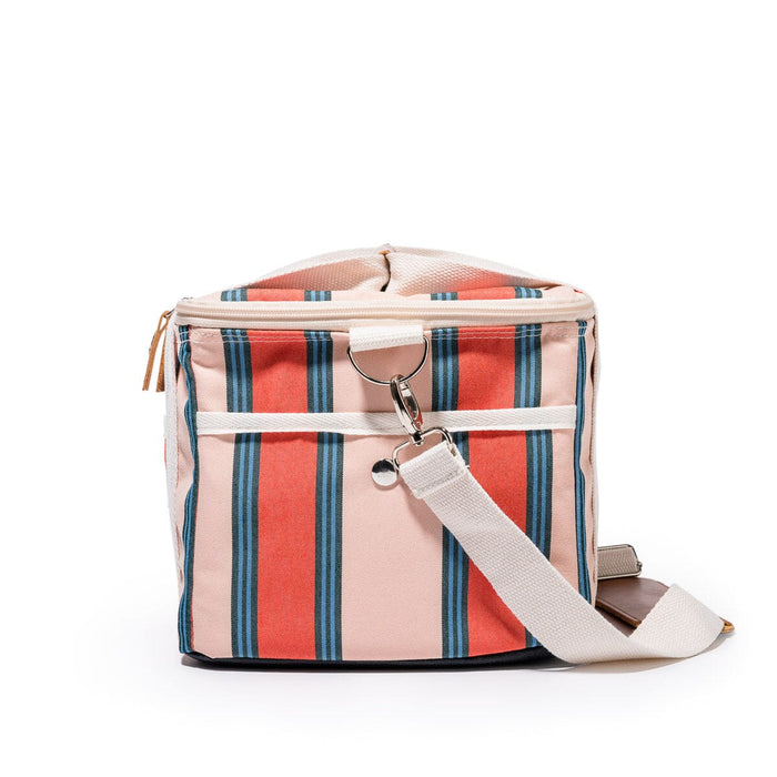 The Premium Cooler Bag - Bistro Dusty Pink Stripe