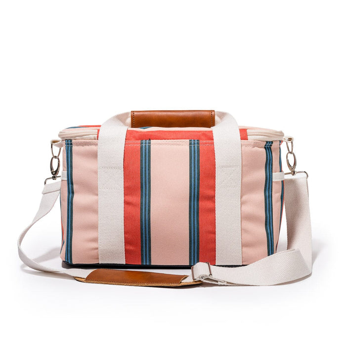 The Premium Cooler Bag - Bistro Dusty Pink Stripe