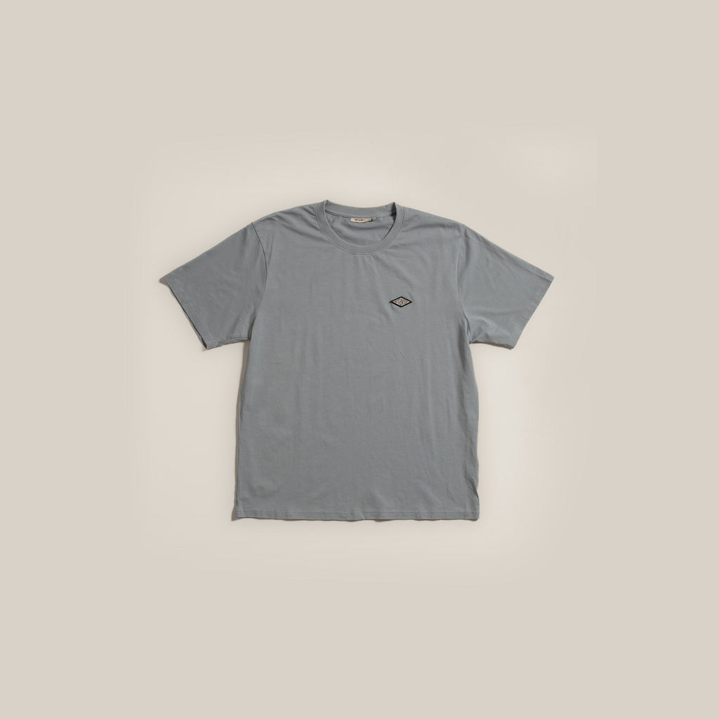 Diamond Patch Tee - Light Blue