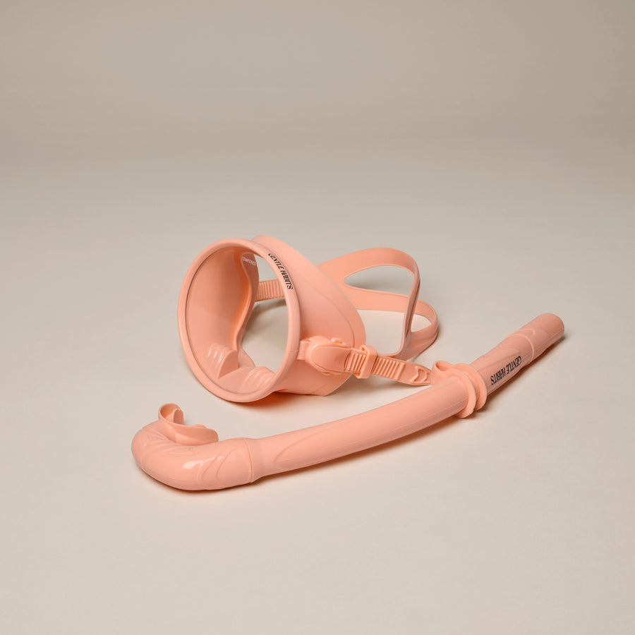 Dive Mask and Snorkel Set - Peach