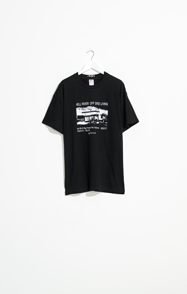 Gone Moody 50-50 AAA SS Tee - Washed Black