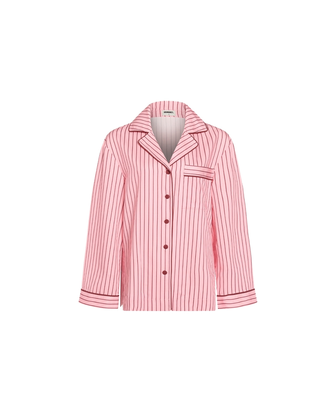 Long Sleeve Sleep Shirt - Rocky Road Stripes