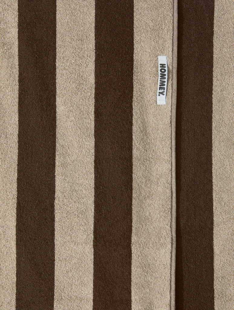 Beach Towel - Macchiato Stripes