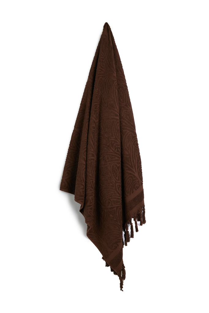 Traveller Cotton Terry Towel - Chocolate