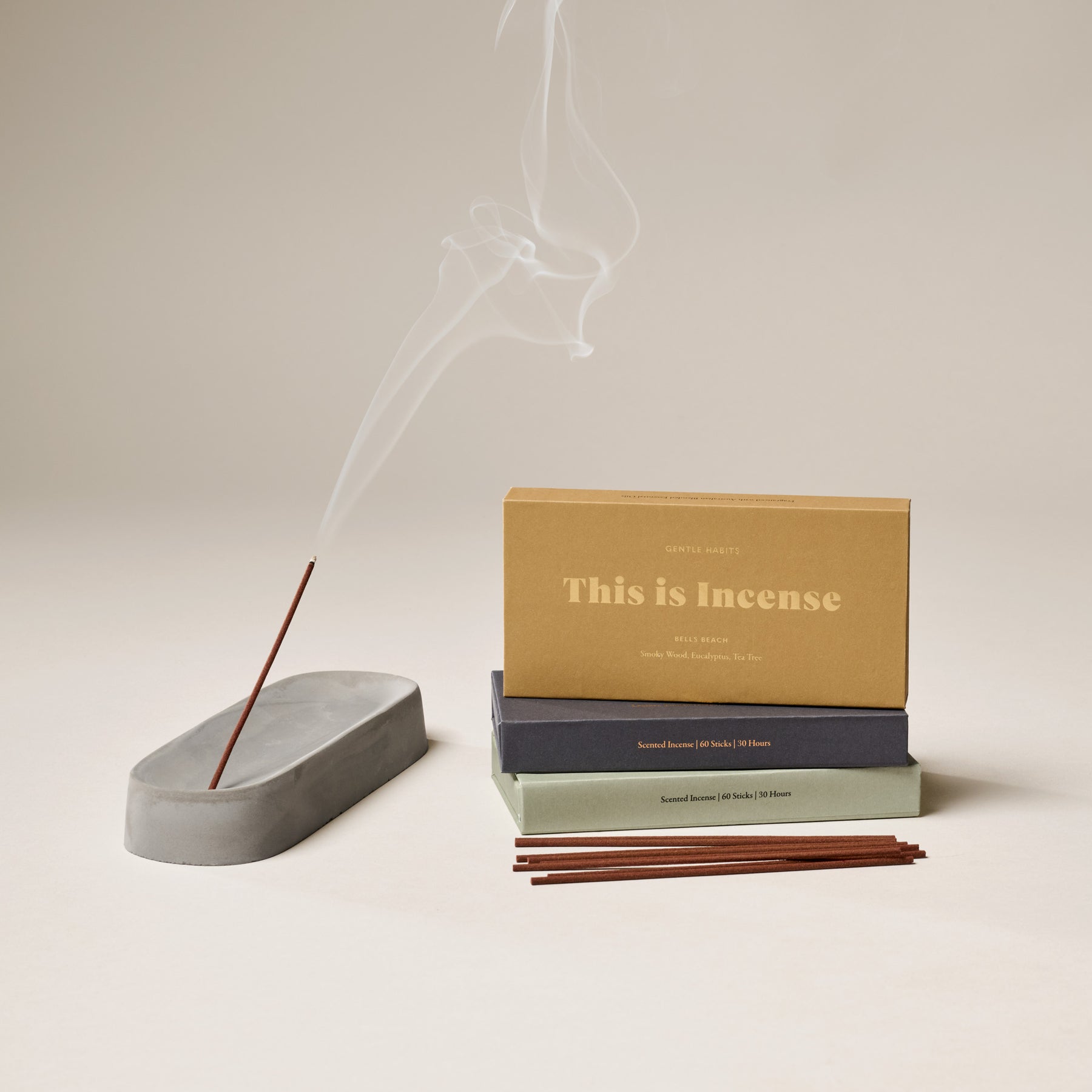 Brass Wave Incense Holder