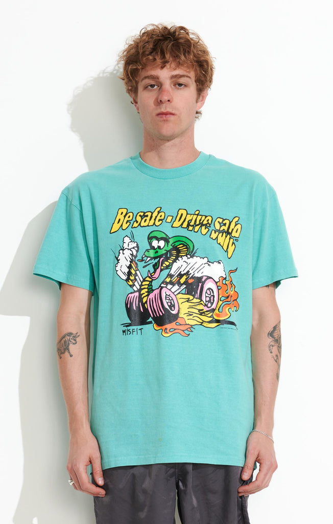 Journey Well 50-50 AAA SS Tee - Pigment Turquoise