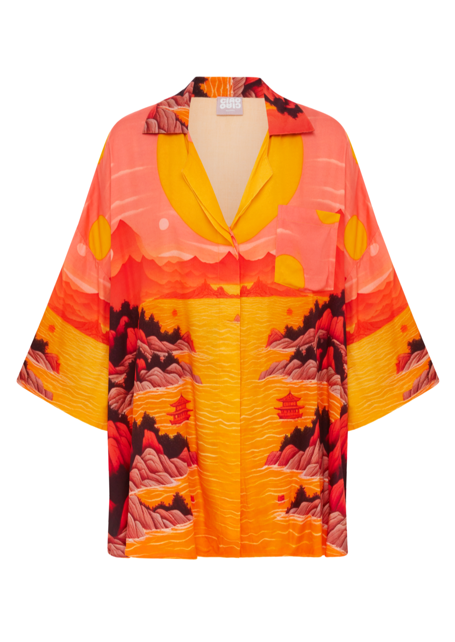 Sunset Cuban Shirt