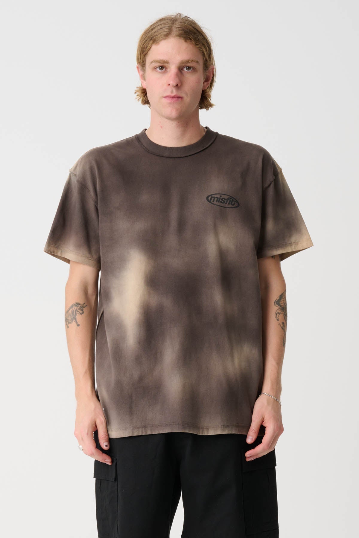 Keytone Reverse Tee - Bleach Brown