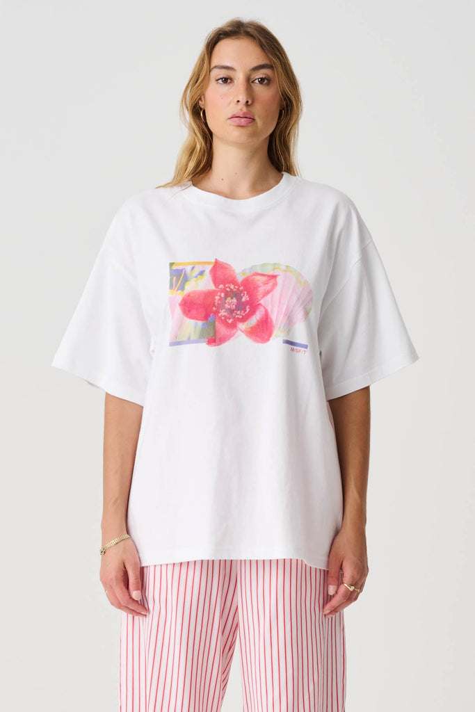 Ameyatchi Oversized Tee - Solid White