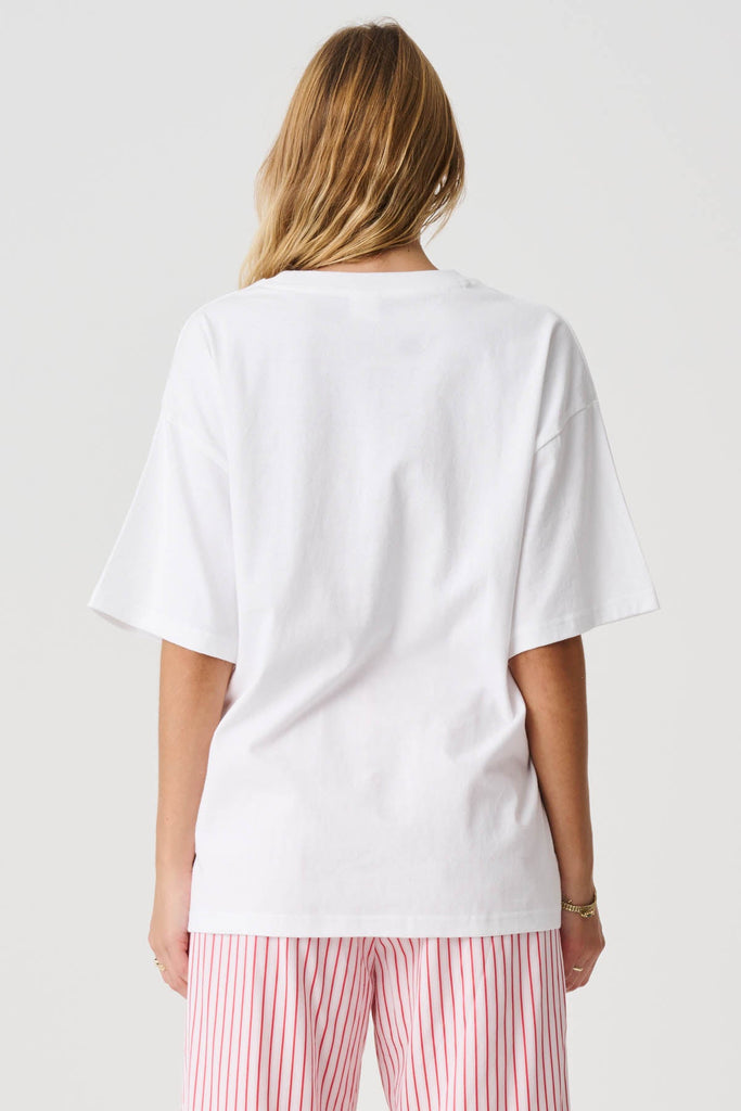 Ameyatchi Oversized Tee - Solid White