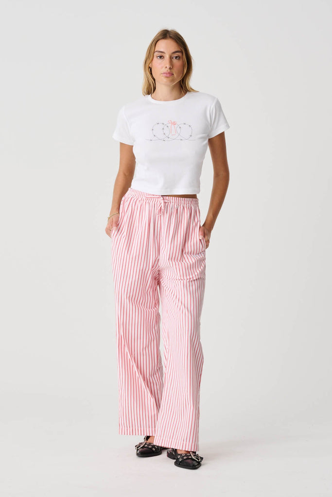 Sixteen Tons Pant - Red Stripe