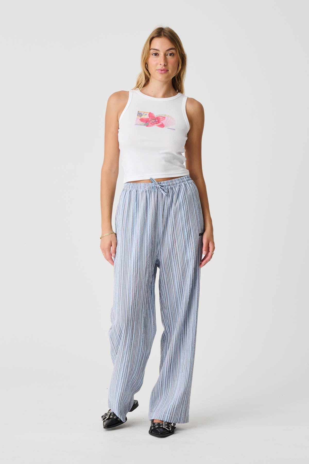 Sixteen Tons Pant - White Stripe