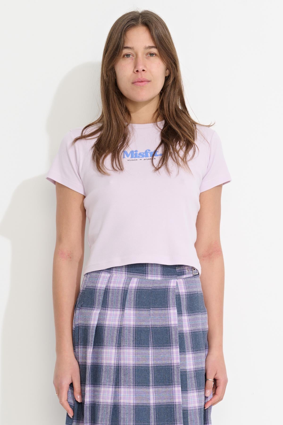 Groomy Rib Tee - Light Mauve