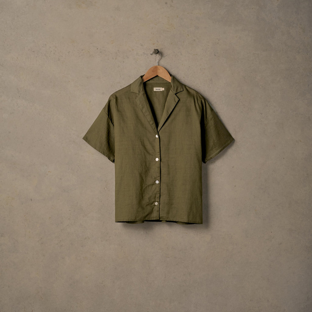 Featherweight Short Sleeve Shirt - Earthen Green