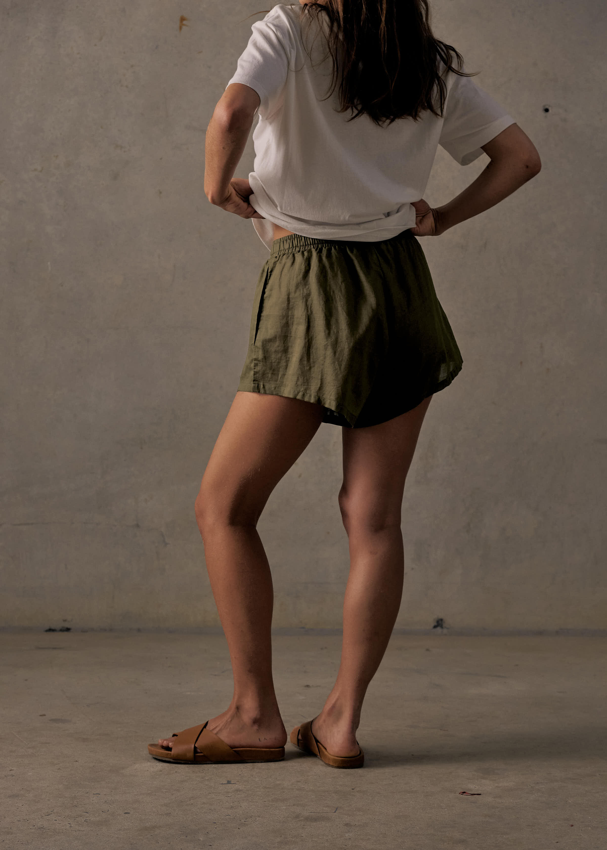 Featherweight Shorts - Earthen Green