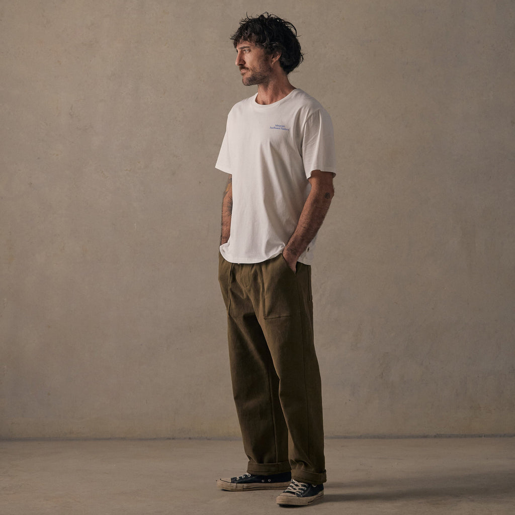Brushed Twill Pant - Earth