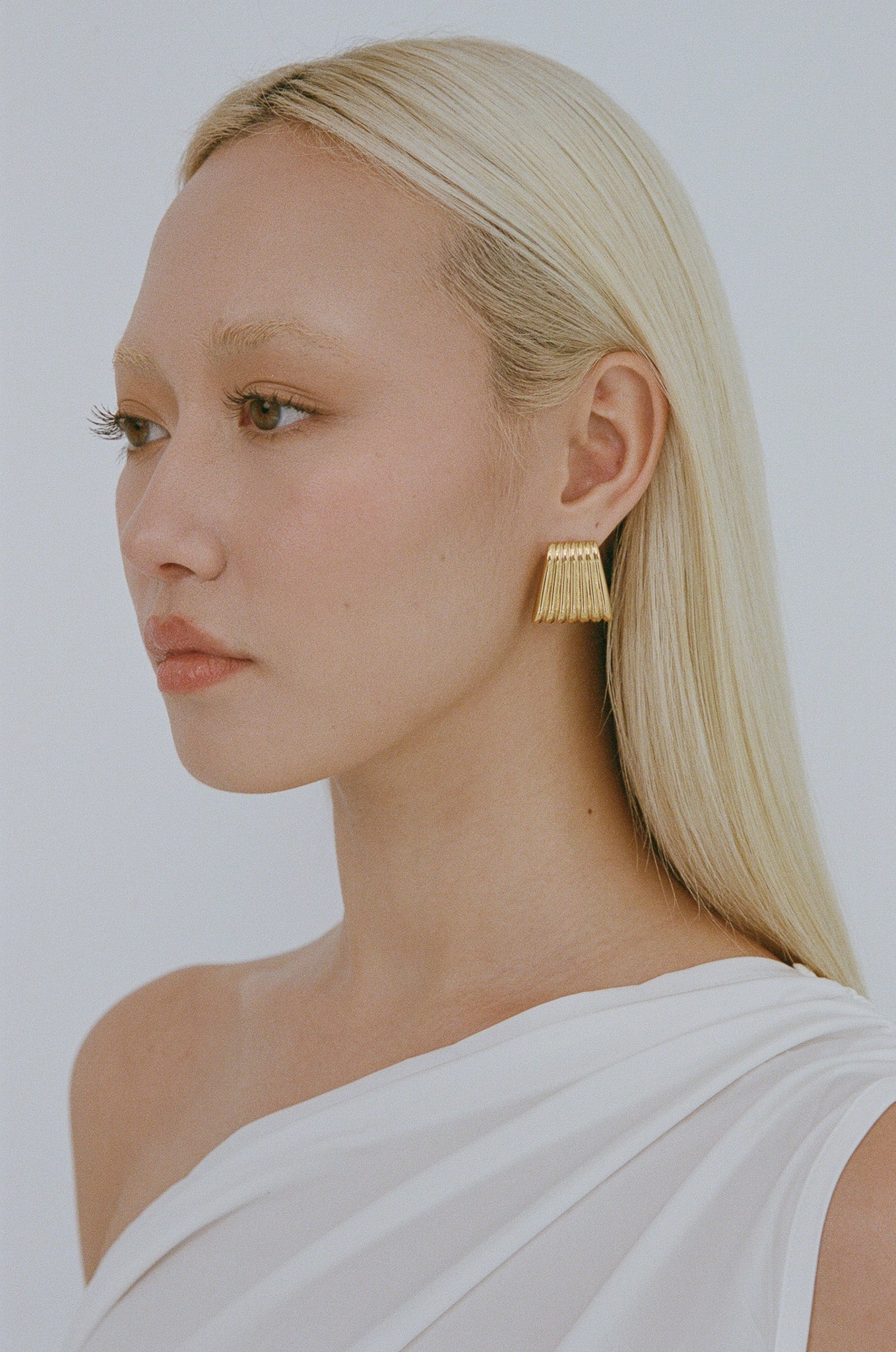 Caterpillar Earrings - Gold