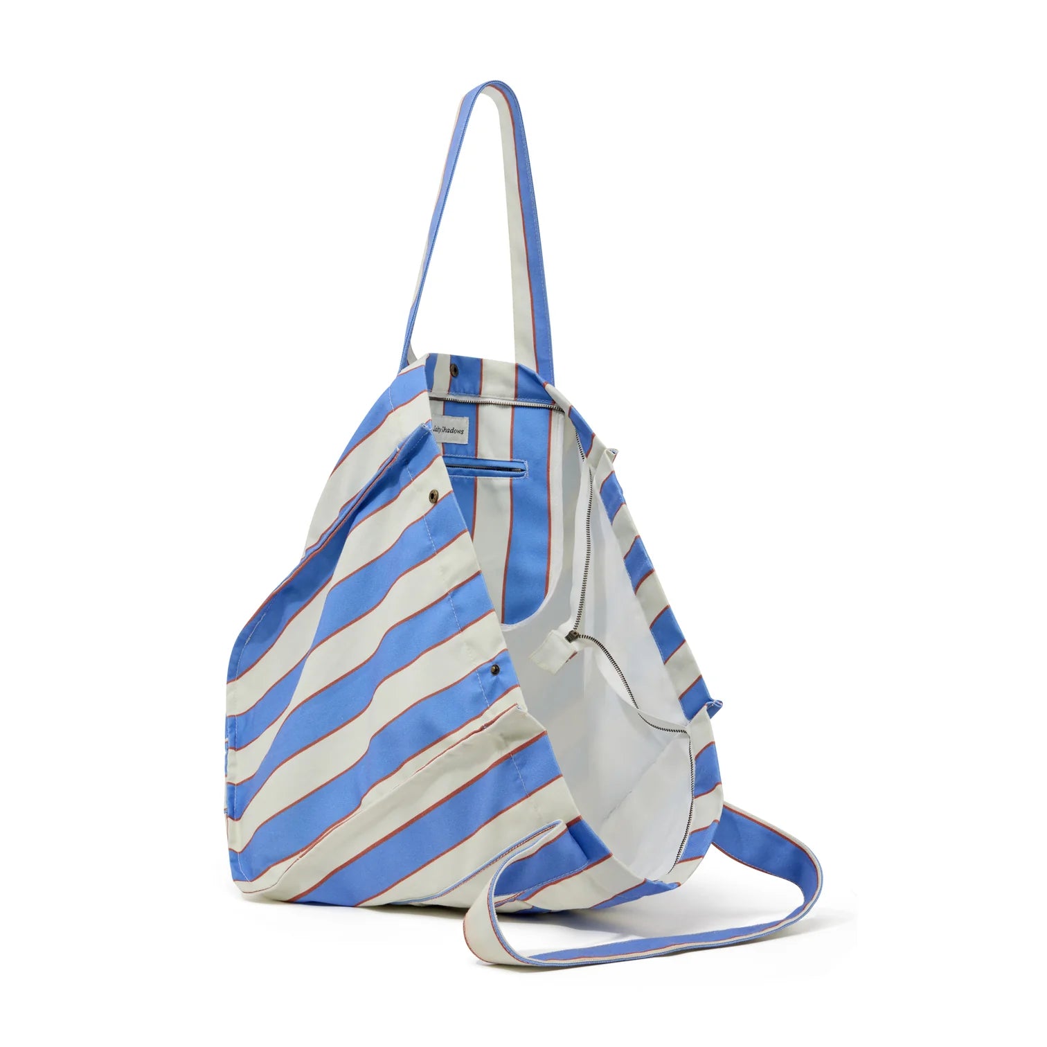 Oversized Beach Bag - Blue Stripe